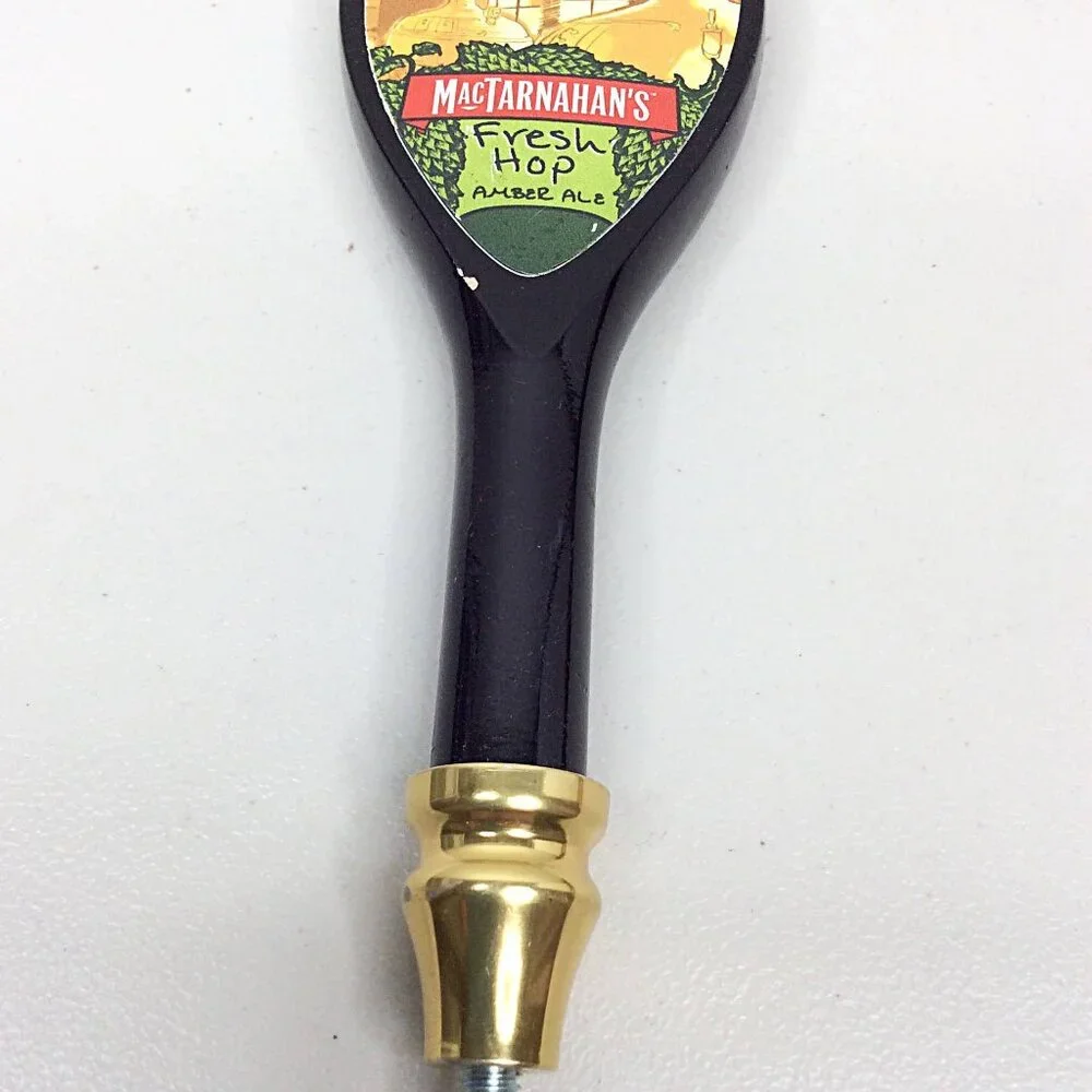 Portland Brewing MacTarnahan's Fresh Hop‎ Ambr Ale Tap Handle Oregon 9.5